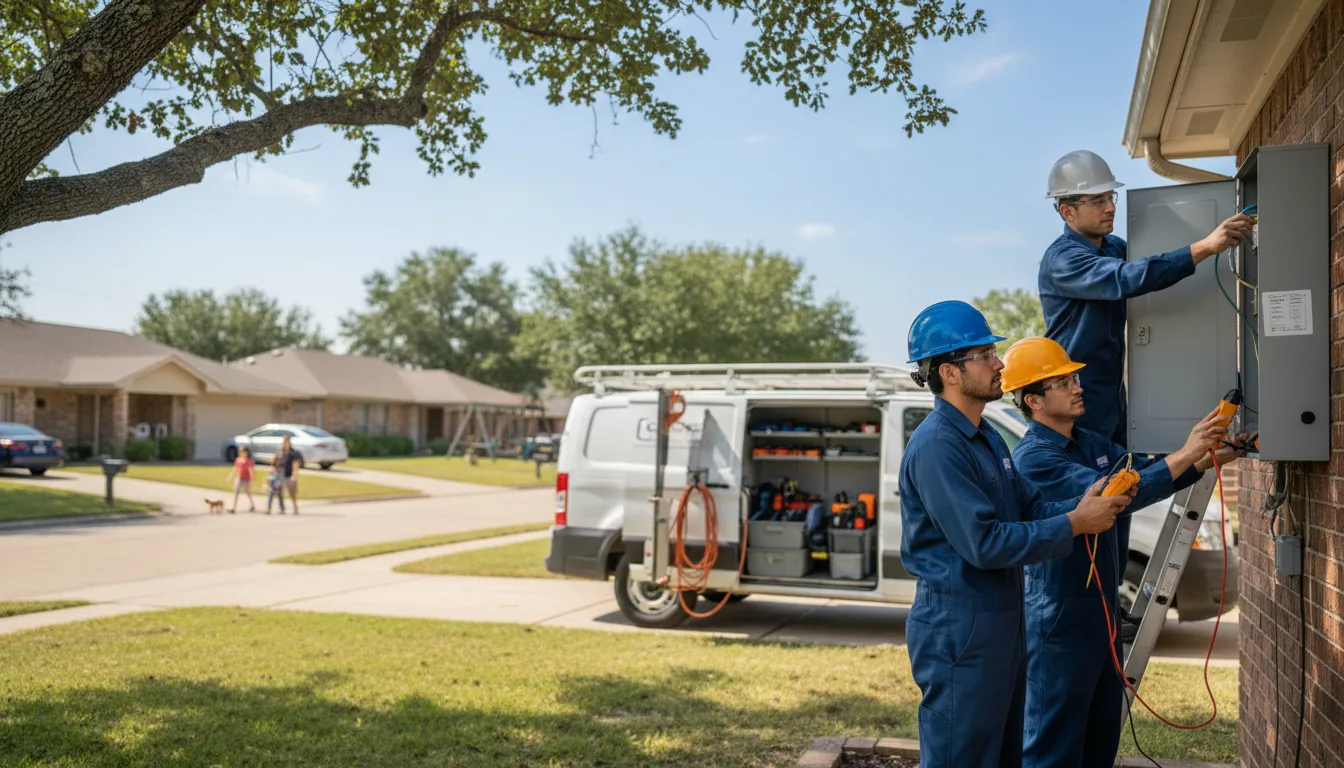Certified electrician providing emergency electrical services in Albany, WI